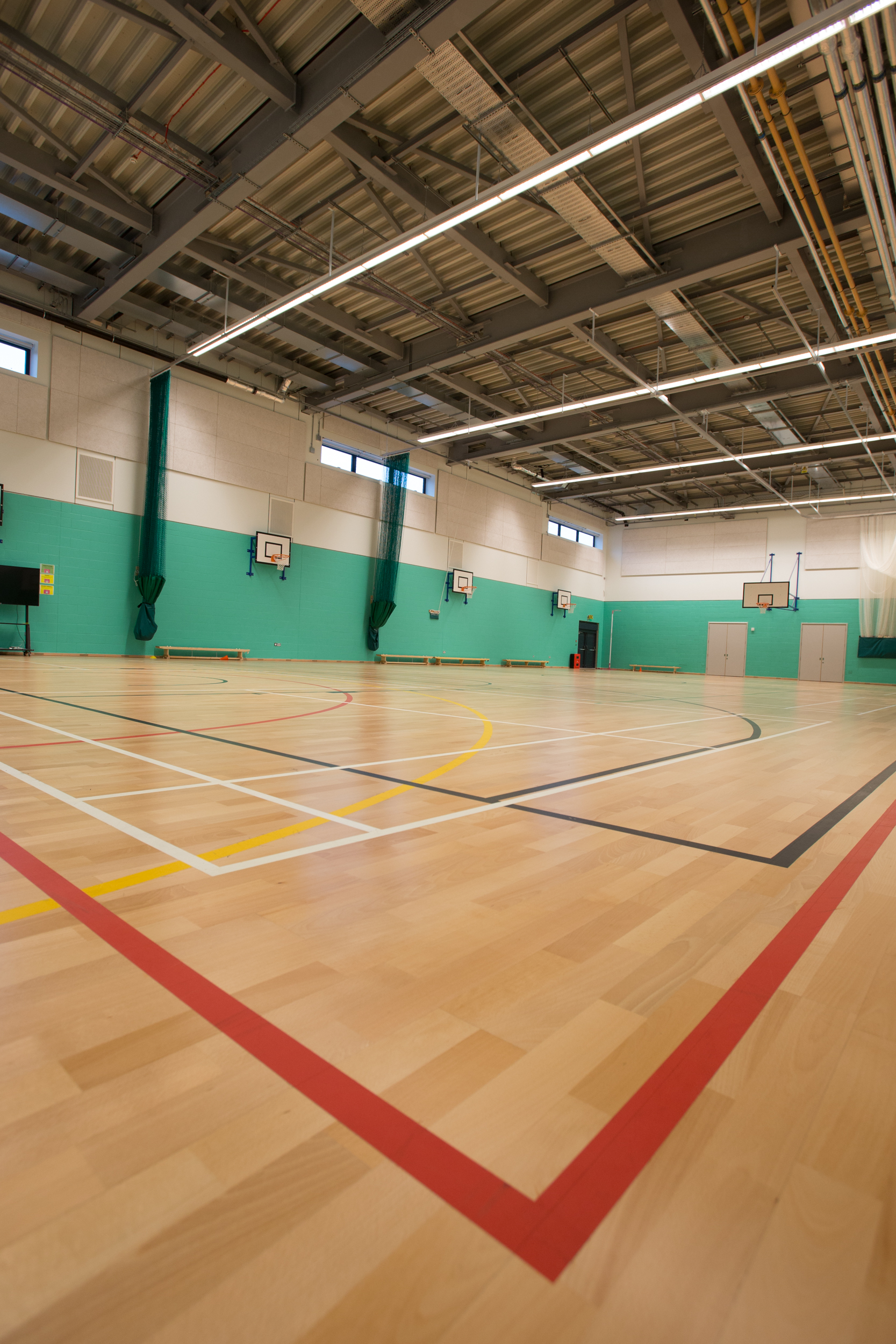 Community basketball court